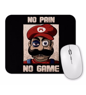No Pain No Game Mouse Pad