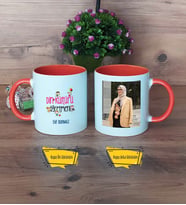 Din Kültürü Öğretmeni Kupa Bardak Turuncu Fotoğraflı Öğretmenler Günü Hediyesi