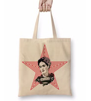 Frida Kahlo 10 Bez Çanta Uzun Saplı