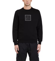 Iceberg Erkek Logo Baskılı Bisiklet Yaka Siyah Sweatshirt