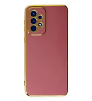 Northcity Samsung Galaxy A73 5G Uyumlu Kılıf Volet Silikon - Kırmızı