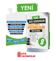 8. Sınıf Yeni Ben Korkmam T.C. İnkılap Tarihi ve Atatürkçülük Soru Bankası
