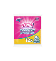 Trend 9'lu Temizlik Bezi Onikili Paket
