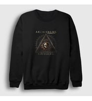 Presmono Unisex Siyah Eternal Arch Enemy Sweatshirt