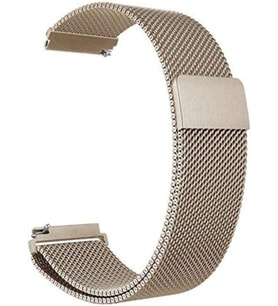 Huawei ile uyumlu Watch GT 6/5/4 41mm -GT 5 Pro 42mm Üniversal Akıllı Saat 18mm Kordon Milano Loop Metal Kordon - Kahverengi