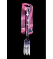 Avcı ST108 Star Yemek Çatal 3mm 6 Lı (Gri)