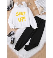 Çocuk Shut Up Eşofman Takımı (Gri)