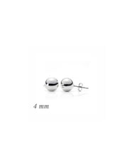 Gümüş Top Küpe - 4 mm CSR2181860