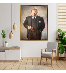ÇERÇEVELİ ATATÜRK TABLO S160