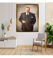 ÇERÇEVELİ ATATÜRK TABLO S160