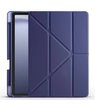 Galaxy Tab A9 Kılıf Zore Tri Folding Kalem Bölmeli Standlı Kılıf