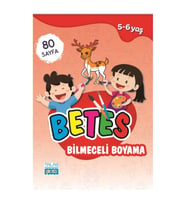 TALAS ÇOCUK YAYINLARI OKUL ÖNCESİ 5-6 YAŞ, BETES BİLMECELİ BOYAMA