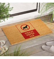 Dikkat Köpek Var Kapı Paspası