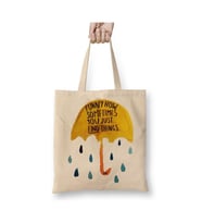 How I Meet You Mother Umbrella Beyaz Bez Çanta Uzun Saplı Alışveriş Çantası Plaj Çantası