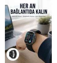 Amoled Akıllı Saat 49mm Bluetooth Arama Spor Ve Sağlık Yeni Nesil