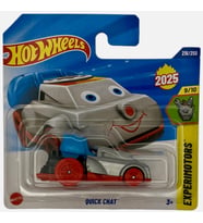 Hot Wheels Experimentors Serisi Quick Chat, 2025 Özel Sürüm, Gümüş Ve Kırmızı, Die-Cast Metal Oyunca (Çok Renkli)