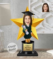 Kişiye Özel Mezuniyet Ödülü  Ahşap Biblo-6