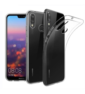 Huawei P20 Lite 2.0 MM Korumalı Silikon Kılıf Şeffaf