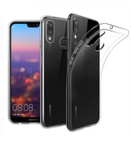 Huawei P20 Lite 2.0 MM Korumalı Silikon Kılıf Şeffaf
