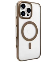 Joko Apple iPhone 16 Pro Gleam PC Sert Magsafe Kılıf - Kahverengi