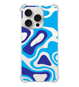 PrintiFy Apple iPhone 15 Pro (Kamera Açık) Uyumlu Köşe Korumalı Renkli Desen Kılıf