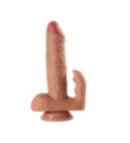River World 21 cm'lik USB Şarjlı Klitoris Uyarıcılı Pe nis Vibratör