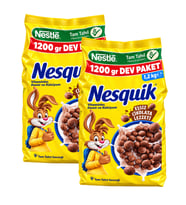 Nesquik Tam Tahıl Gevreği 1200 gr 2 li (2,4 kg)