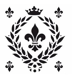 HOME DECOR MİNİ STENCIL HDM-05 25X25