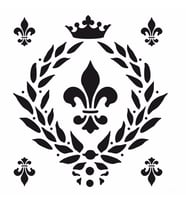HOME DECOR MİNİ STENCIL HDM-05 25X25