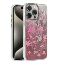 Newface Apple iPhone 16 Pro Max Kılıf Blade Aynalı Desenli Kapak - Desen 7