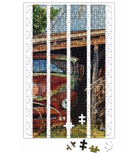 Pick Up Ford Antiga Puzzle 240 Parça Yapboz
