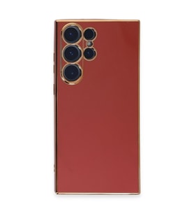 Samsung Galaxy S23 Ultra Kılıf Volet Silikon - Kırmızı