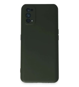 Realme 7 Pro Kılıf Nano içi Kadife Silikon - Koyu Yeşil