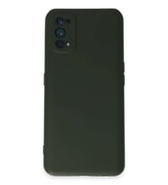 Realme 7 Pro Kılıf Nano içi Kadife Silikon - Koyu Yeşil