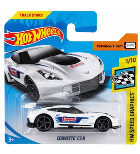 Hot Wheels Corvette C7.R - 2018 - Beyaz - FJW41 - 1/64
