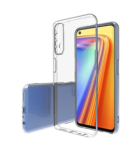 Durukar® Realme 7 Pro Kılıf Lüx Şeffaf Silikon - Şeffaf
