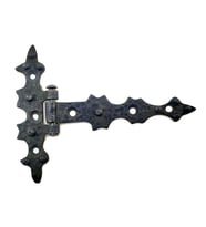 Antika Tarz Dekoratif Pirinç Yıldız Kuyruklu Menteşe - 85x110 Mm, Oksit