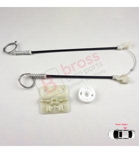 Land Rover Freelander MK1 1997-2006 CVH101200 İçin Elektrikli Arka Sağ Kapı Cam Kriko Tamir Seti