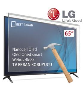 LG 65NANO90A6B TV EKRAN KORUYUCU - Lg 65" inç 165 cm NANOCELL KIRILMAZ EKRAN Koruyucu