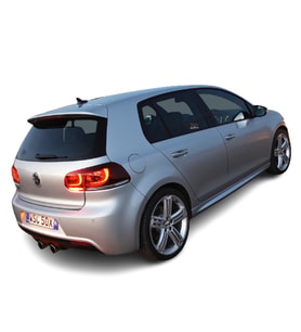 Vw Golf 6  2009-2012 Uyumlu Plastik Boyasız R-style Yan Marşpiyel