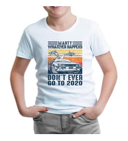 Back to the Future - Don't Go to 2020 Beyaz Çocuk Tshirt