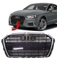 Audi A3 Sedan-Hb Parlak Siyah Ön Panjur Kromlu 2017- 8V3853651AA