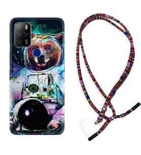 Omix X300 X500 X400 X600 X700 Kılıf Boyun Asklı Rasta Silikon Astronot Panda 1755