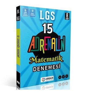 Adrenalin Yayınları 8. Sınıf Matematik 15 Branş Denemesi