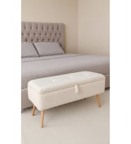 Yatak önü Sandıklı puf, ve giyinme odası, puf Bench, yatak ucu, peluş kumaş puf sandıklı