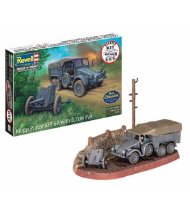 Revell Starter Kit Askeri Krupp Protze KFZ 69 with 3,7cm Pak 73344
