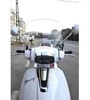 MOTOCAM Küba Bannry Ön Cam 2024-2026 Model 43cm Şeffaf Renkli 4mm APARATSIZ