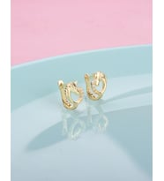 Else Silver 925 Ayar Gümüş Taşlı Unicorn Çocuk Küpesi