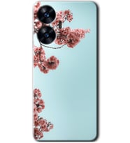 Realme C55 Kılıf HD Desen Baskılı Kılıf - Japon Çiçeği