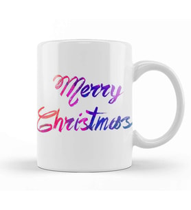Yılbaşı Yeni Yıl Konseptli Merry Christmas 08 Kupa Bardak Porselen